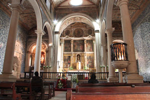 Santa Maria Church in the centre of Obidos