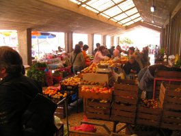 The daily market in São Martinho do Porto
